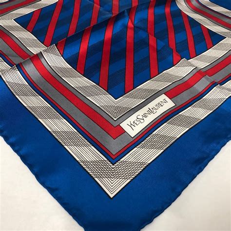 foulard yves saint laurent france 98|1980s Iconic Yves Saint Laurent Vintage Silk Foulard .